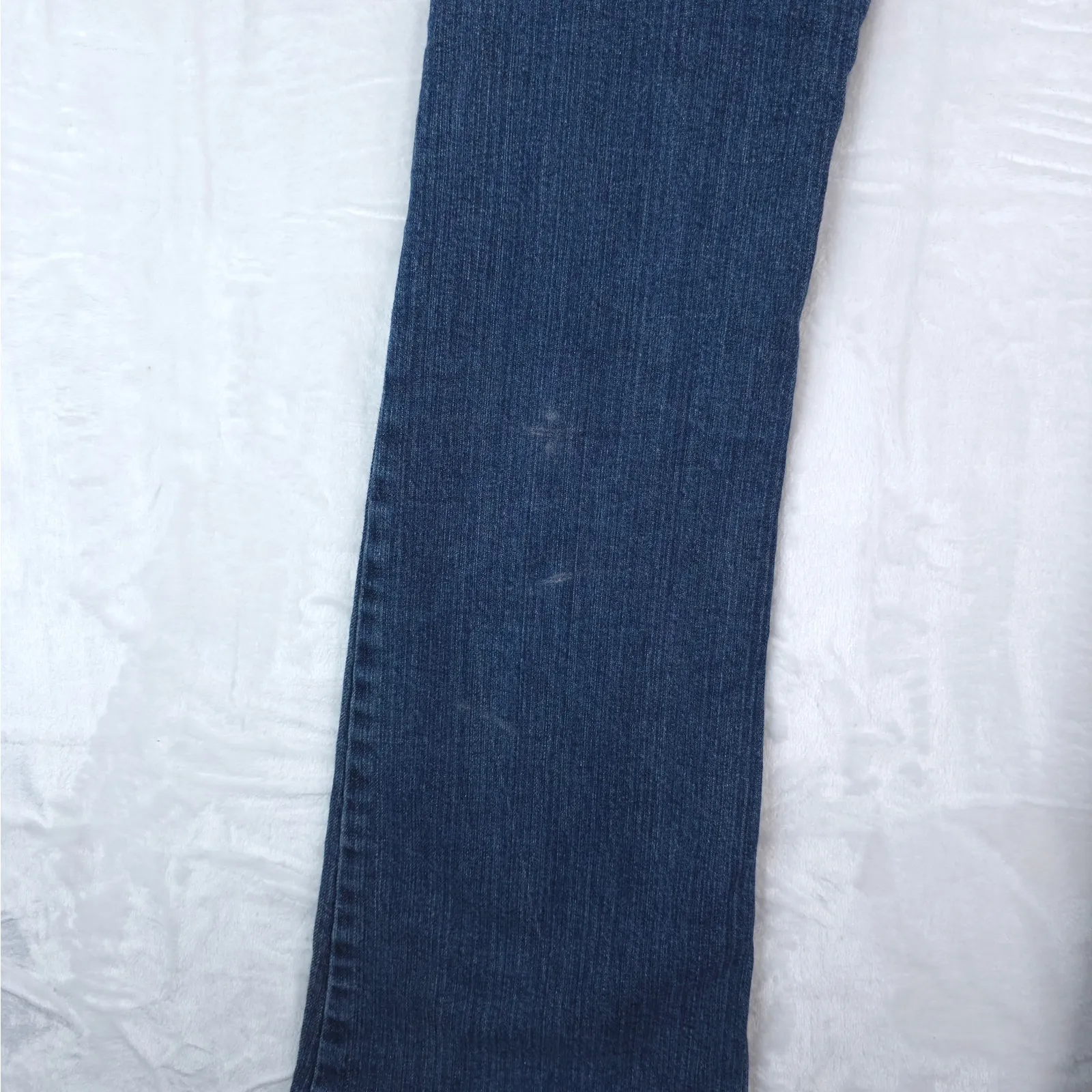 Aeropostale Jeans Womens 3/4 Reg Blue Haley Flare Stretch Denim Y2K Low Rise - Image 6