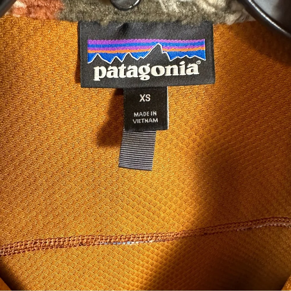 Retro-X Full Zip Fleece Jacket Deep Pile Take Root Burnished Red XS - Image 7