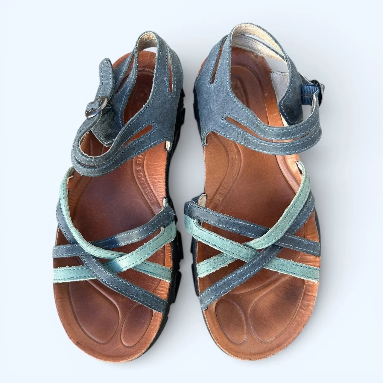KEEN Naples II Blue Leather Sport Sandals – Women’s US 9.5 / EU 40 - Image 4