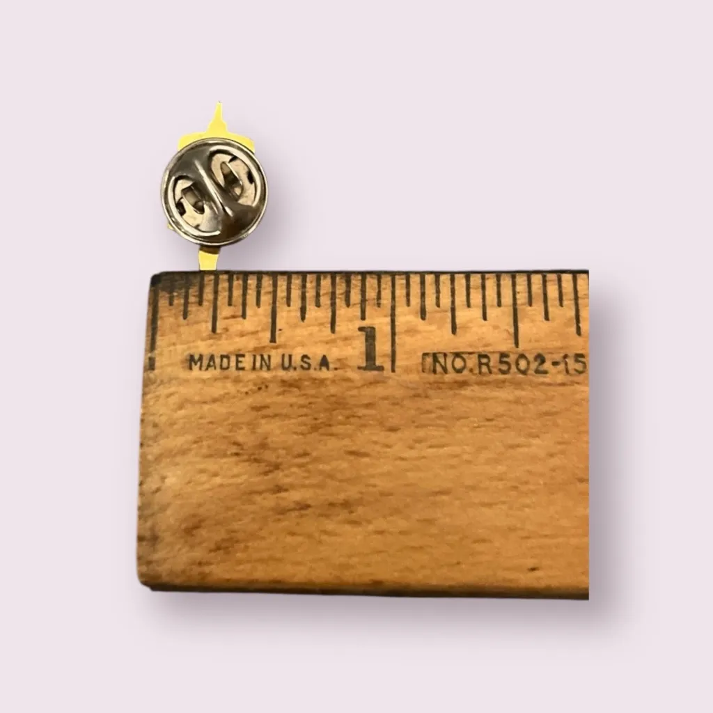 Vintage Alpha Lambda Delta Honor Society Gold Tone Lapel Pin Academic - Image 7