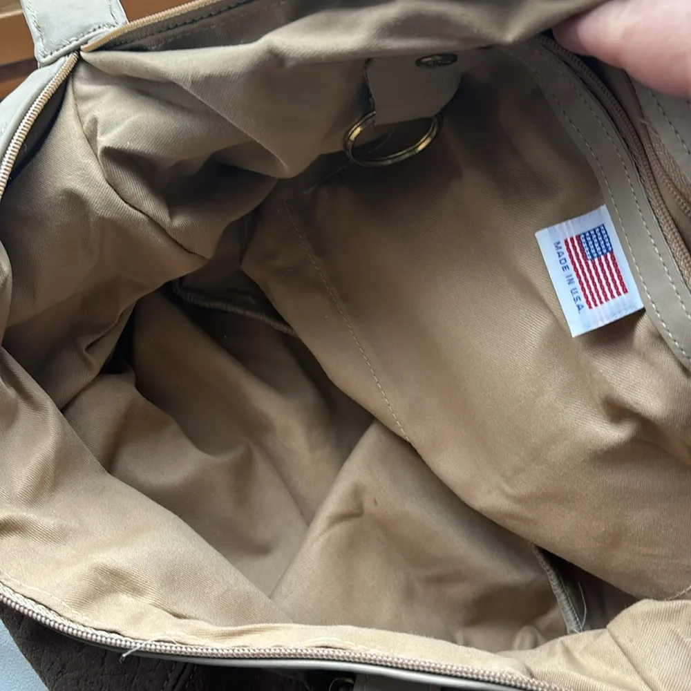 Stone Mountain Suede Embossed Swirl purse - Image 10