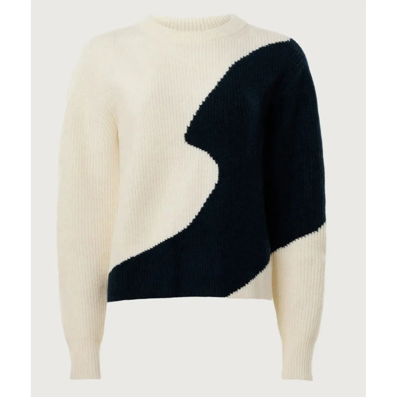 Derek Lam Color Block Knit Sweater Size Medium - Image 4