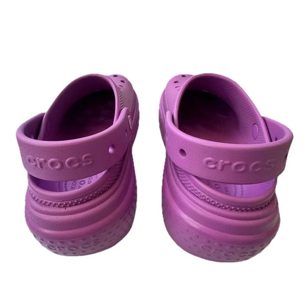 Crocs Stomp Clogs Women's Size 11 Lavender Platform Slip On Shoes NWOT - Image 3
