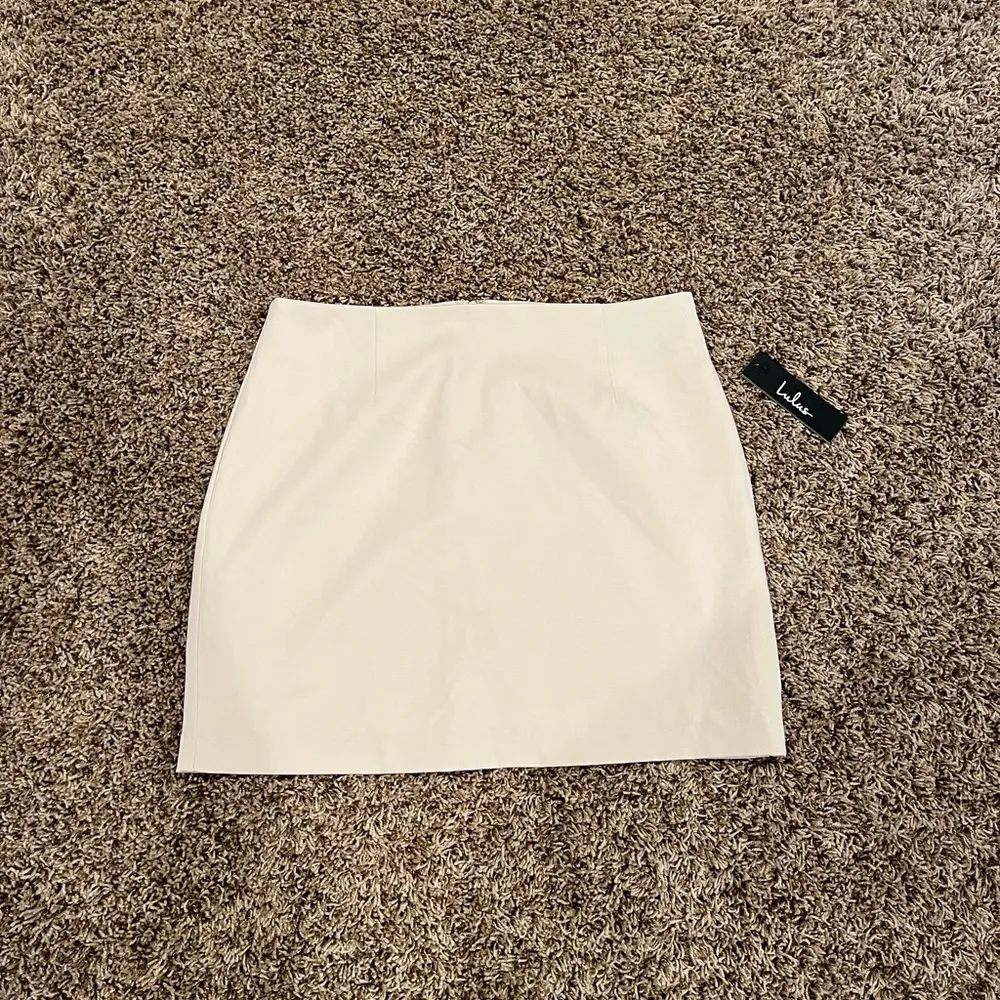 NWT Lulus Emerie Light Blush Mini Skirt - Image 5