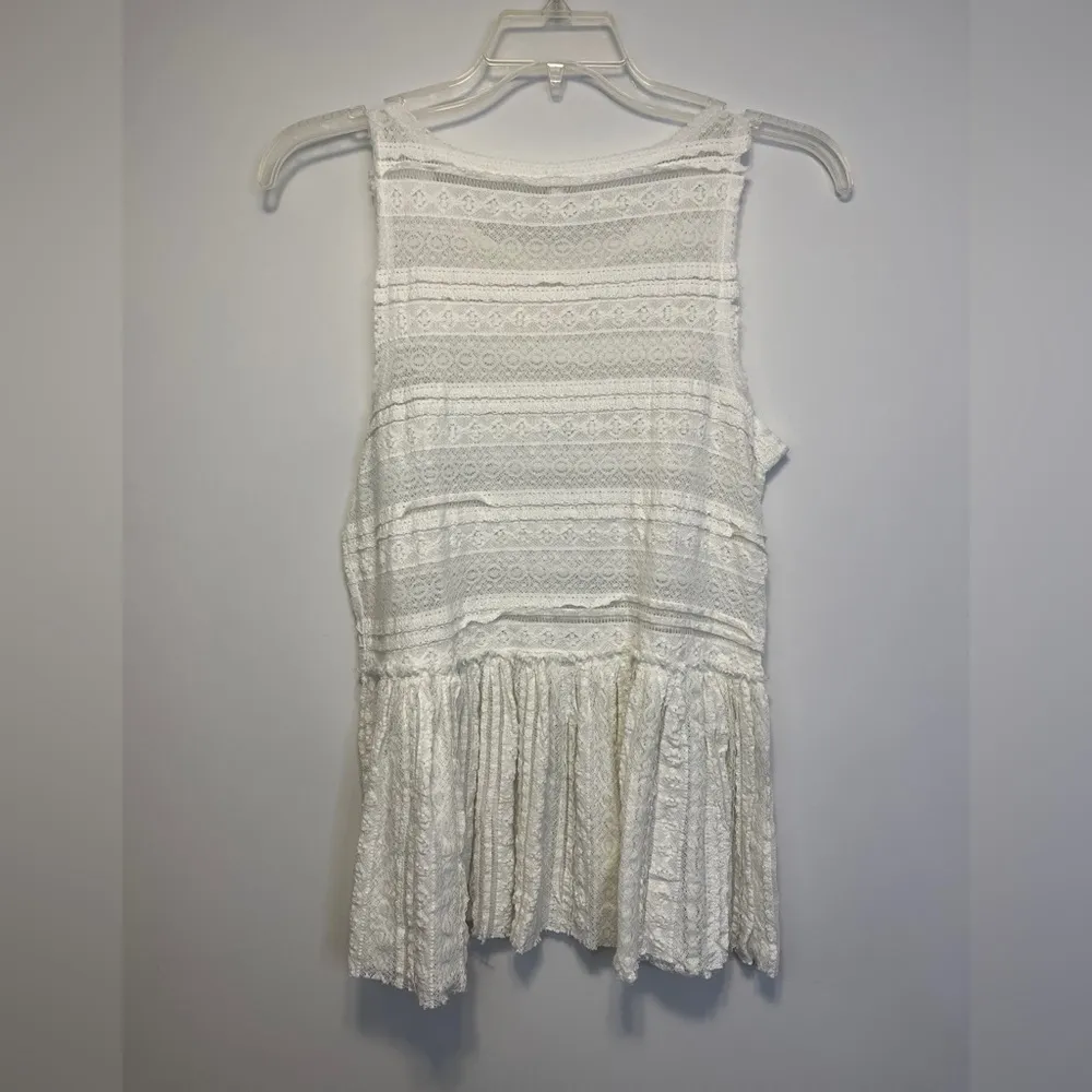 Intimately Free People Sheer Lace Tank Top Tunic M - Image 8
