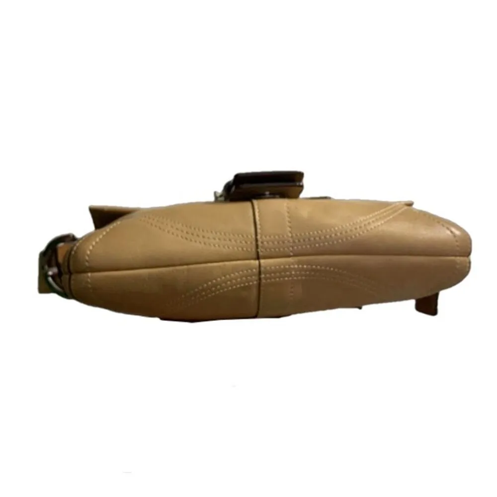Vintage COACH Y2k Soho Saddle Tan Flap Shoulder Bag - Image 7