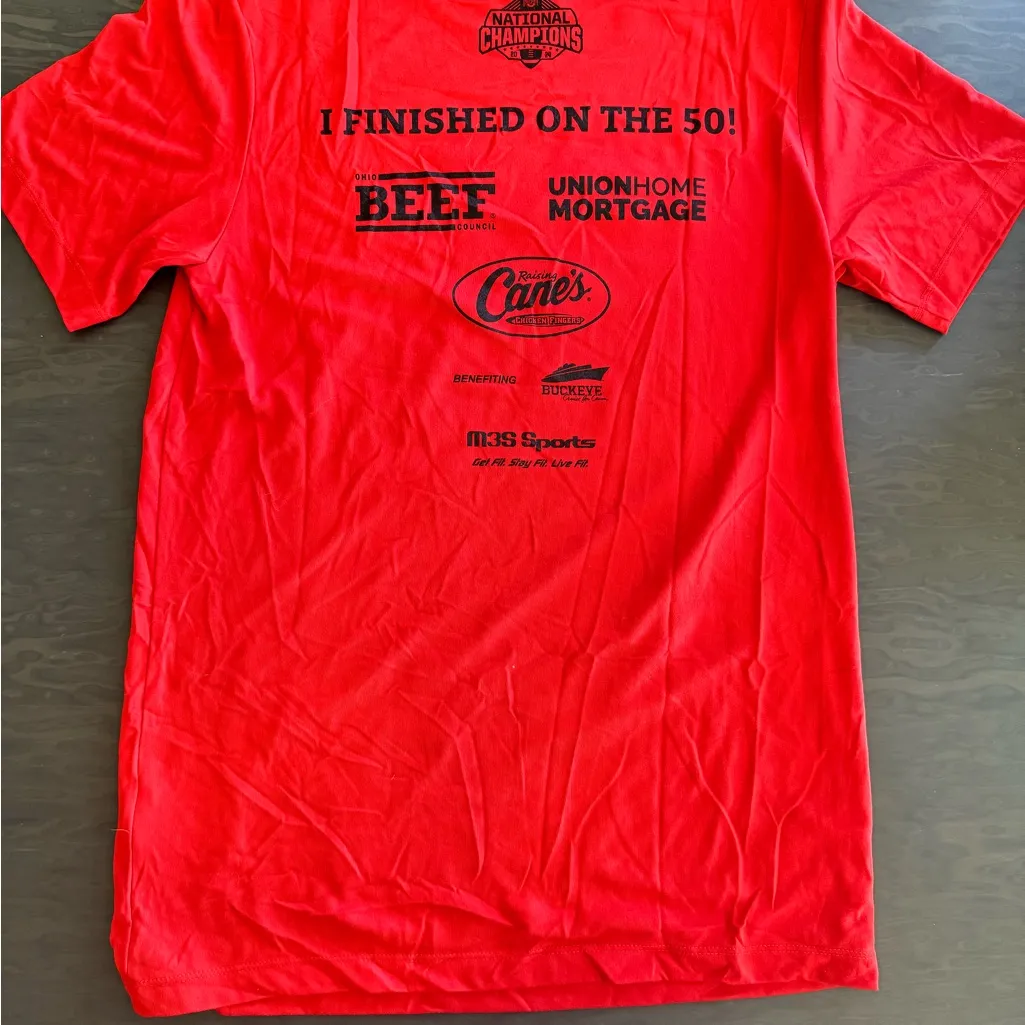 Ohio State University Red Dri-Fit Shirt - Image 3