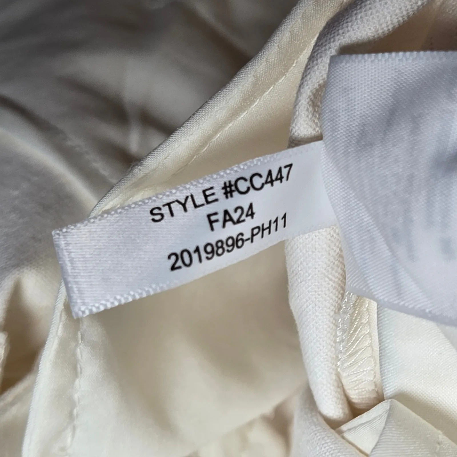 J. Crew Full-length wide-leg trouser‎ in cotton blend Ivory 4 NWT - Image 8