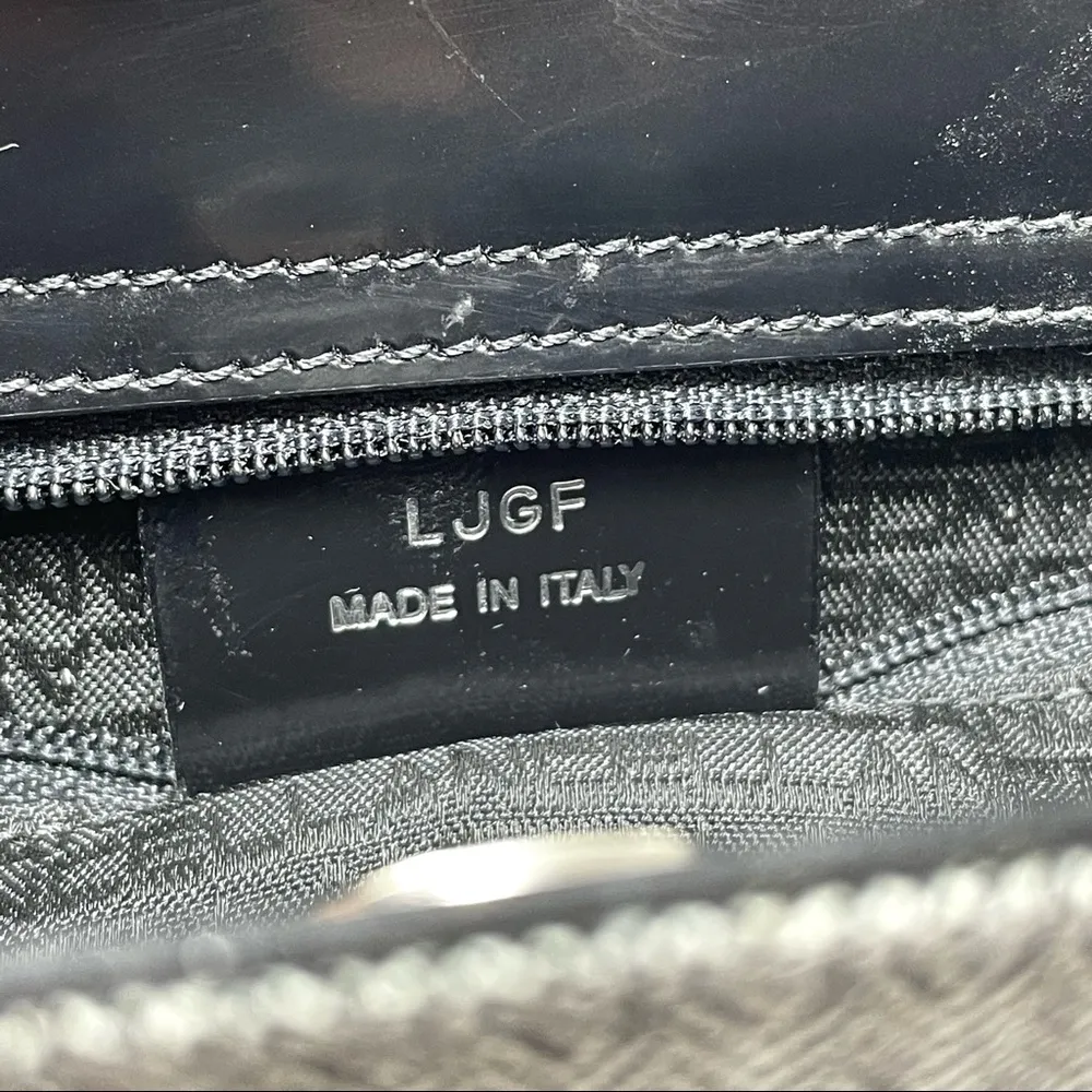 LANCEL tweed and leather tote purse, made Italy, NWT - Image 13