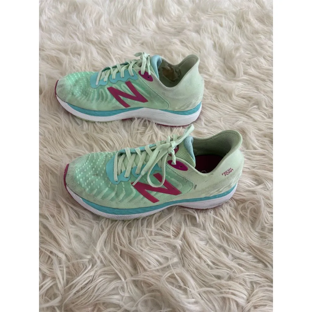 New‎ Balance Fresh Foam 860v11 Women's Running Shoes Size 5 Mint/Pink - Image 2
