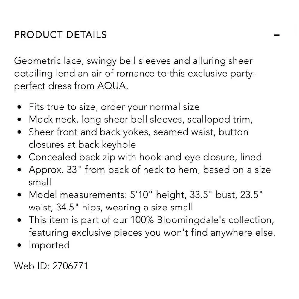 NWOT Bloomingdale’s Aqua Lace Dress - Image 5