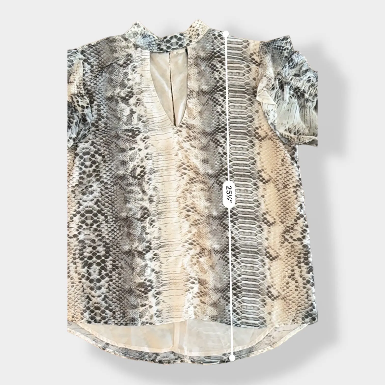 Maven West Snake‎ print Top Size S - Image 3