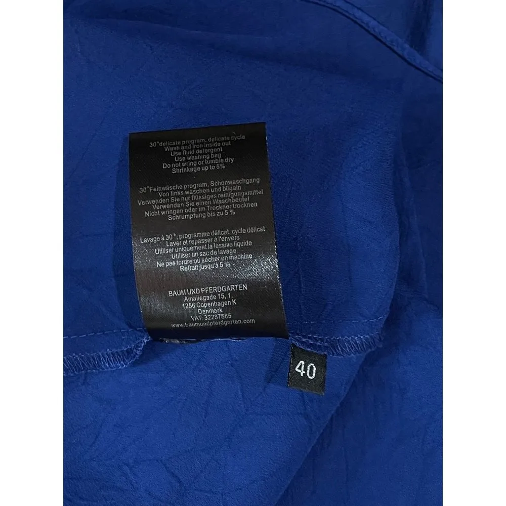 baum und pferdgarten Agamora Midi Slip Dress Dress Blue Womens Size 40 US 8 - Image 14