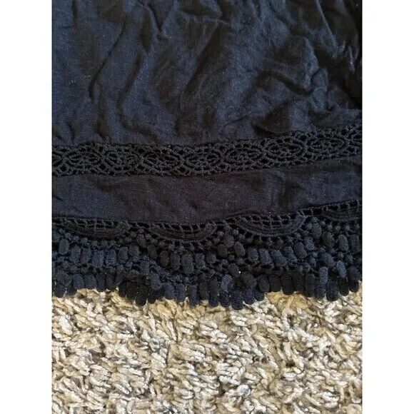 Forever 21‎ black crop tank top size medium - Image 4