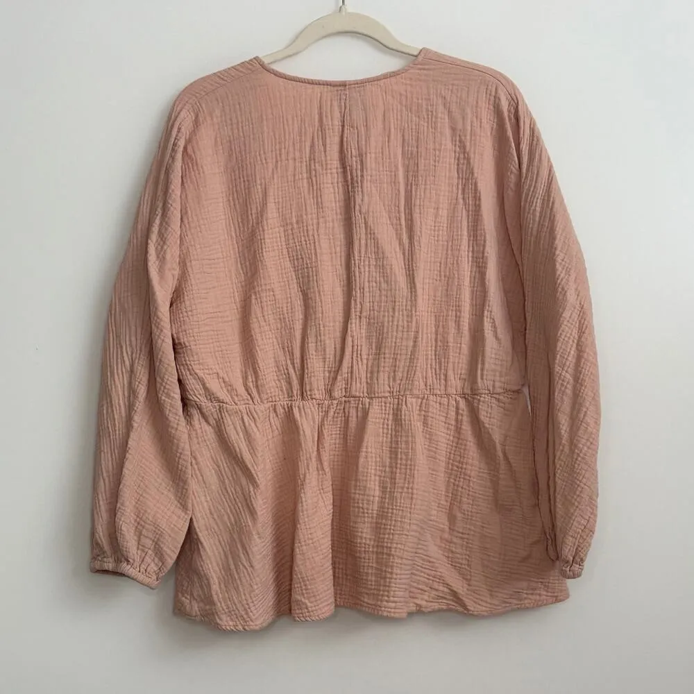 1X Ava and Viv Pink Cotton Top - Image 2