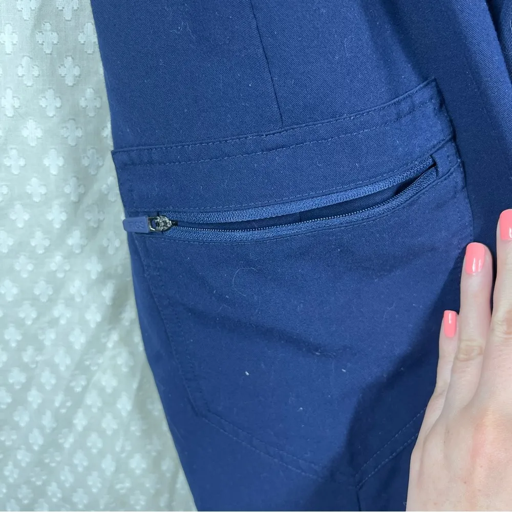 Figs‎ Dark Blue Zamora Scrub Pants - Image 3