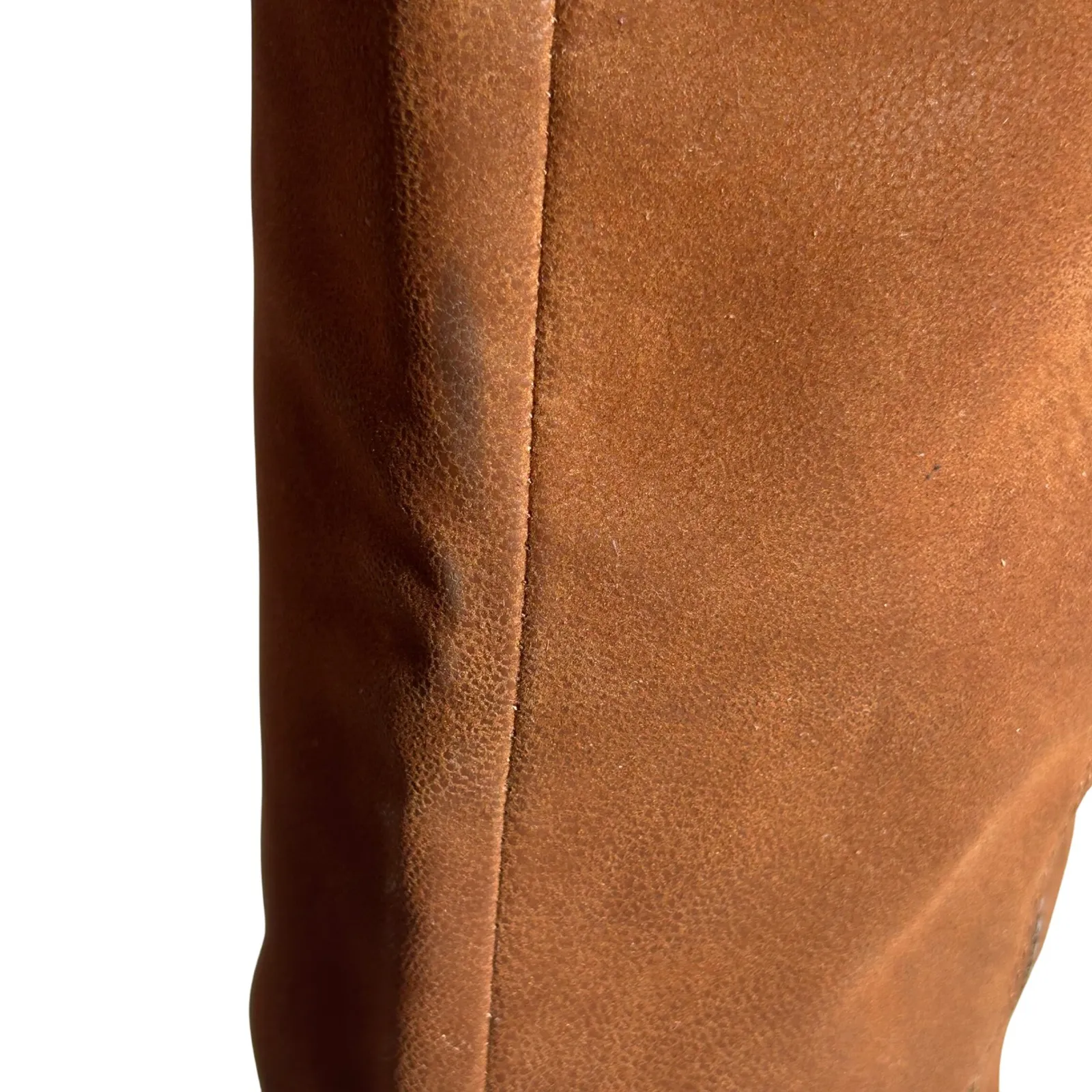 MIA Women's Brown Faux Suede Over The Knee Boots Size 7M - Image 2