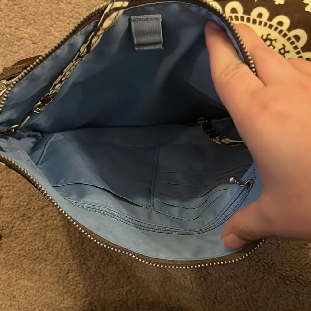 Baggalini brown and cream crossbody bag - Image 6