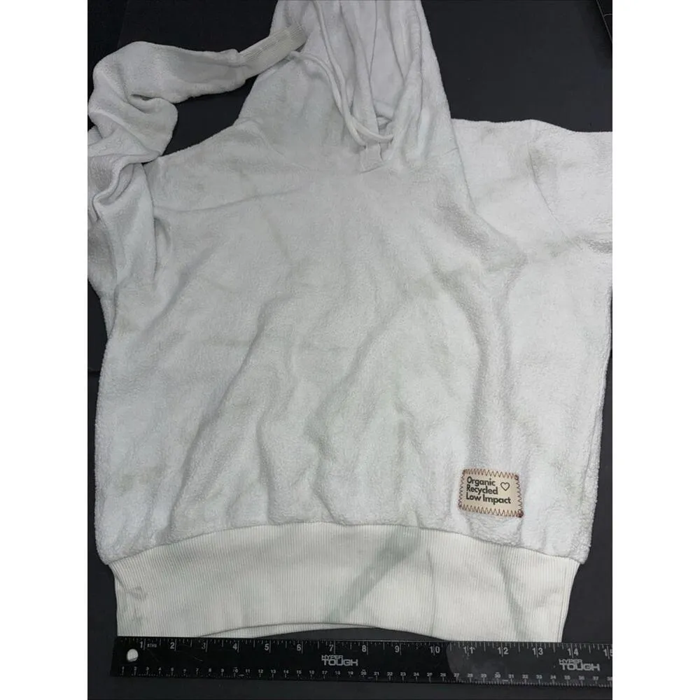 PEOPLE OF LEISURE Minimalist Quiet Organic Hippie Athleisure Gym Basic Hoodie Lg - Image 13