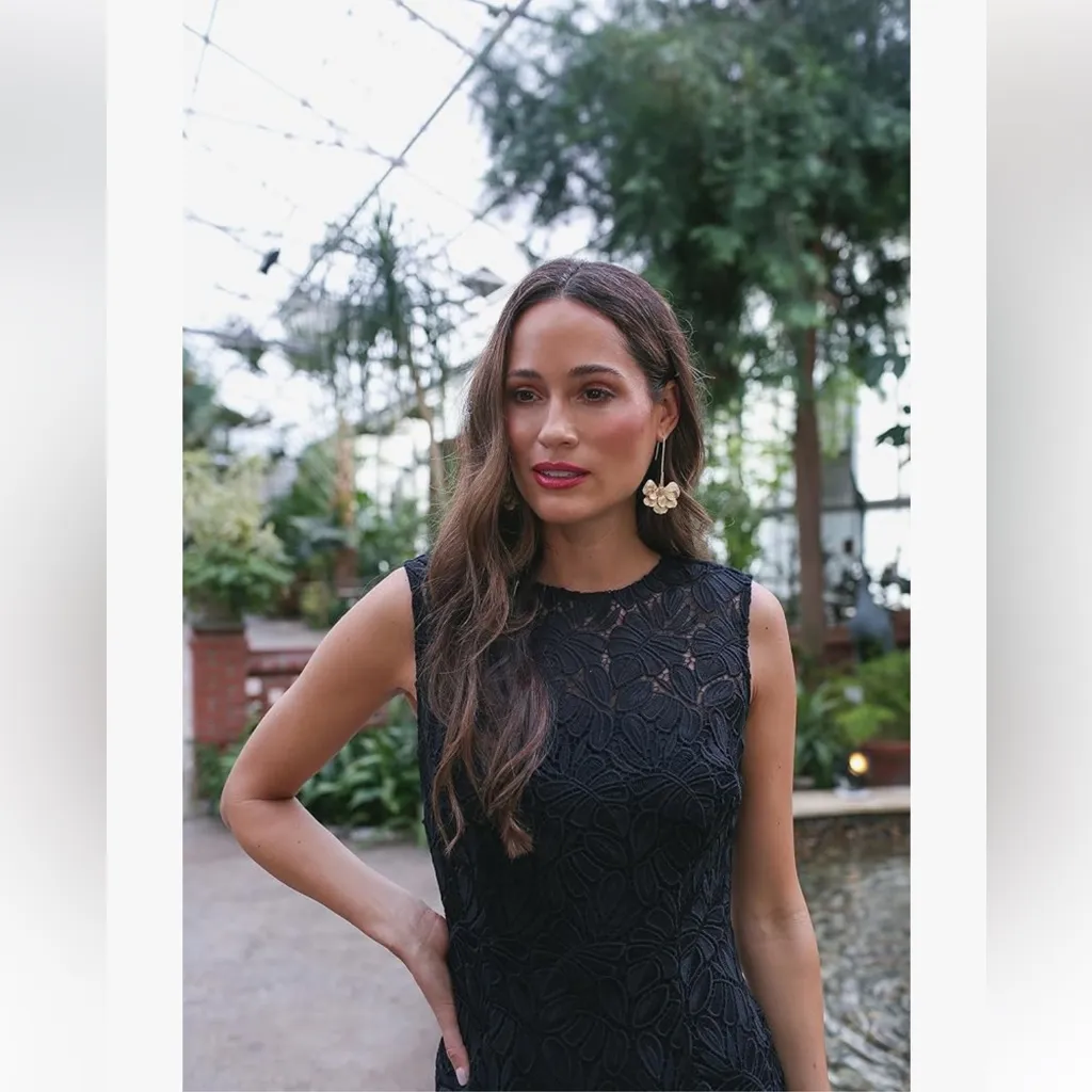 JS Collections Women's Theodora Midi Sheath Black Dress New missing size tag 4 - Image 6