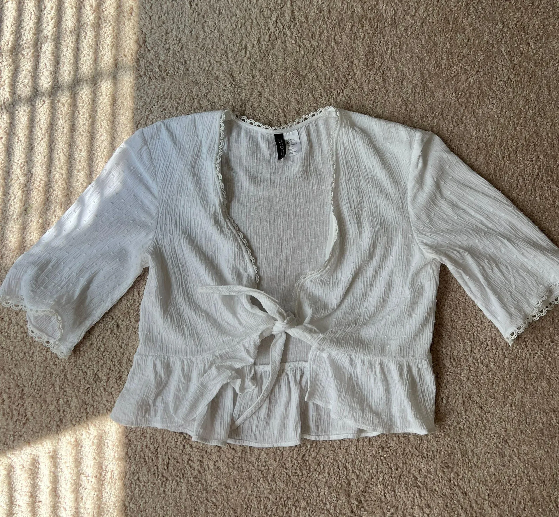 Divided White Ruffle Shirt - Image 4