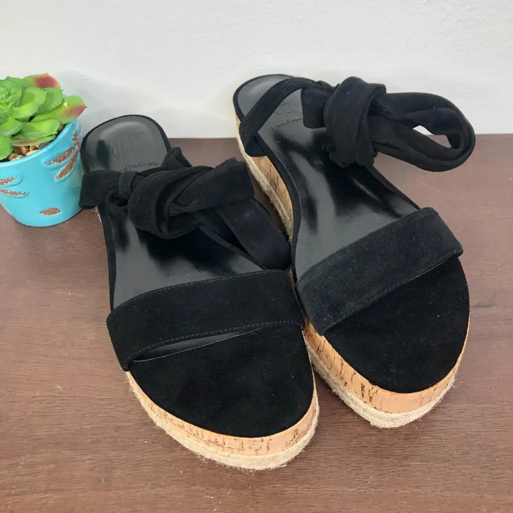 NEW House of Harlow 1960 X Revolve Joey Sandal in Black Women's Size 8 - Image 2