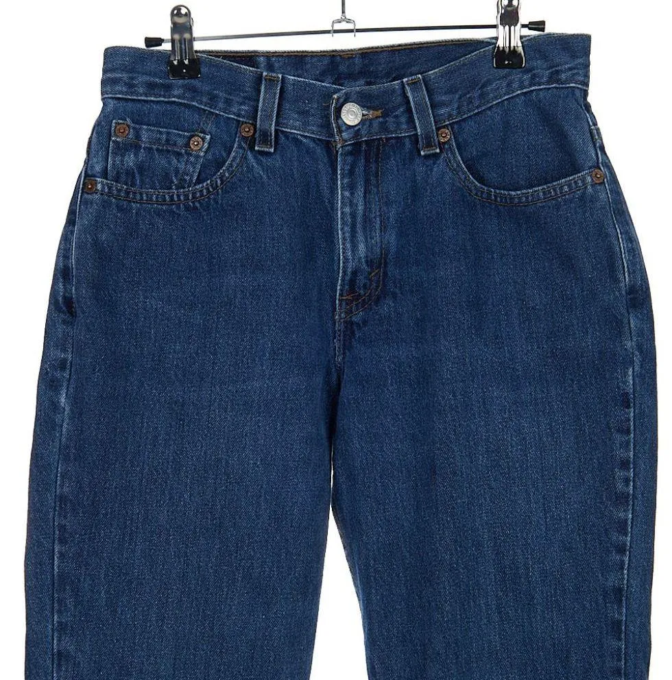 Vintage 2000s y2k Levi 515 Low Rose Cut off Crop Jeans Women's Size 6 - Image 2