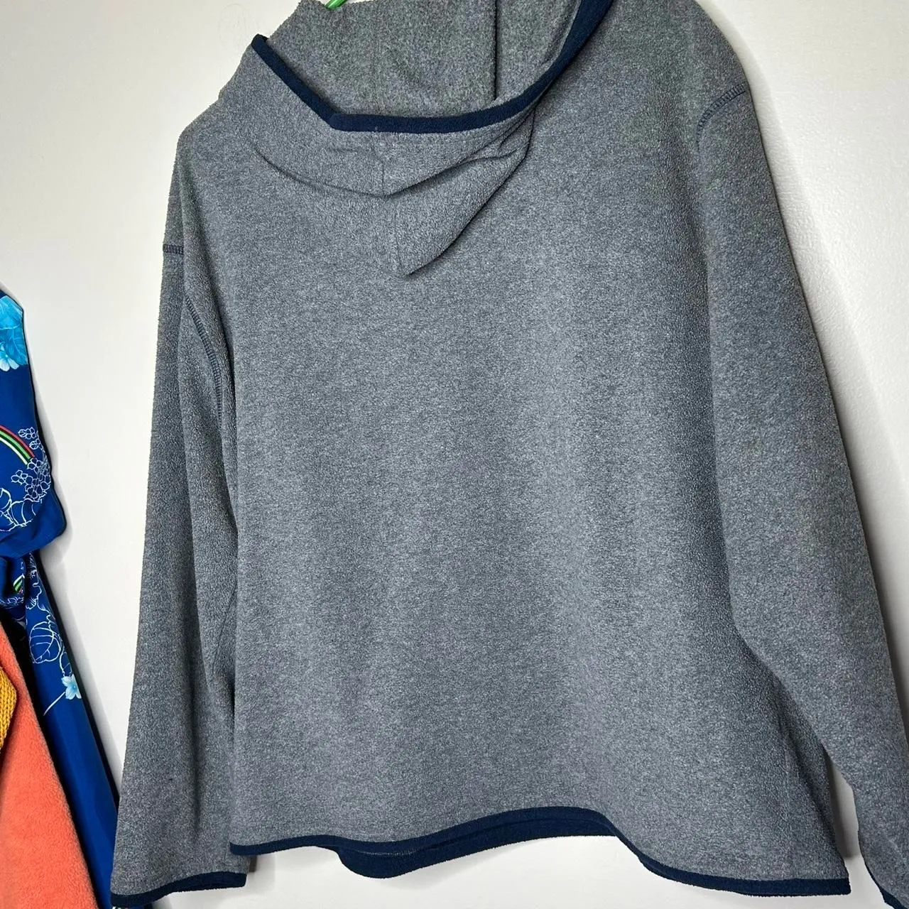 Vintage Disney Winnie the Pooh & Tigger Fleece Hoodie Pullover 90s Y2K small - Image 5