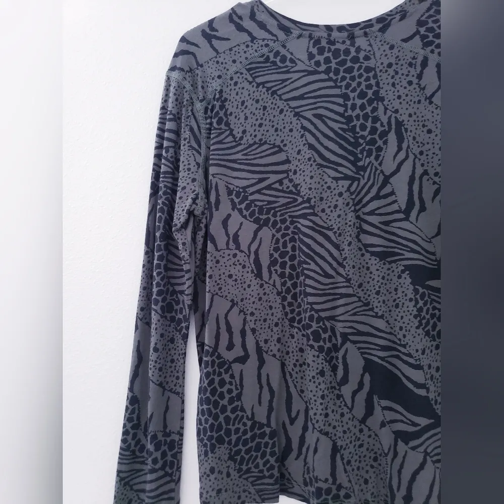Rails Abstract Animal Print Long Sleeve Top - Image 5
