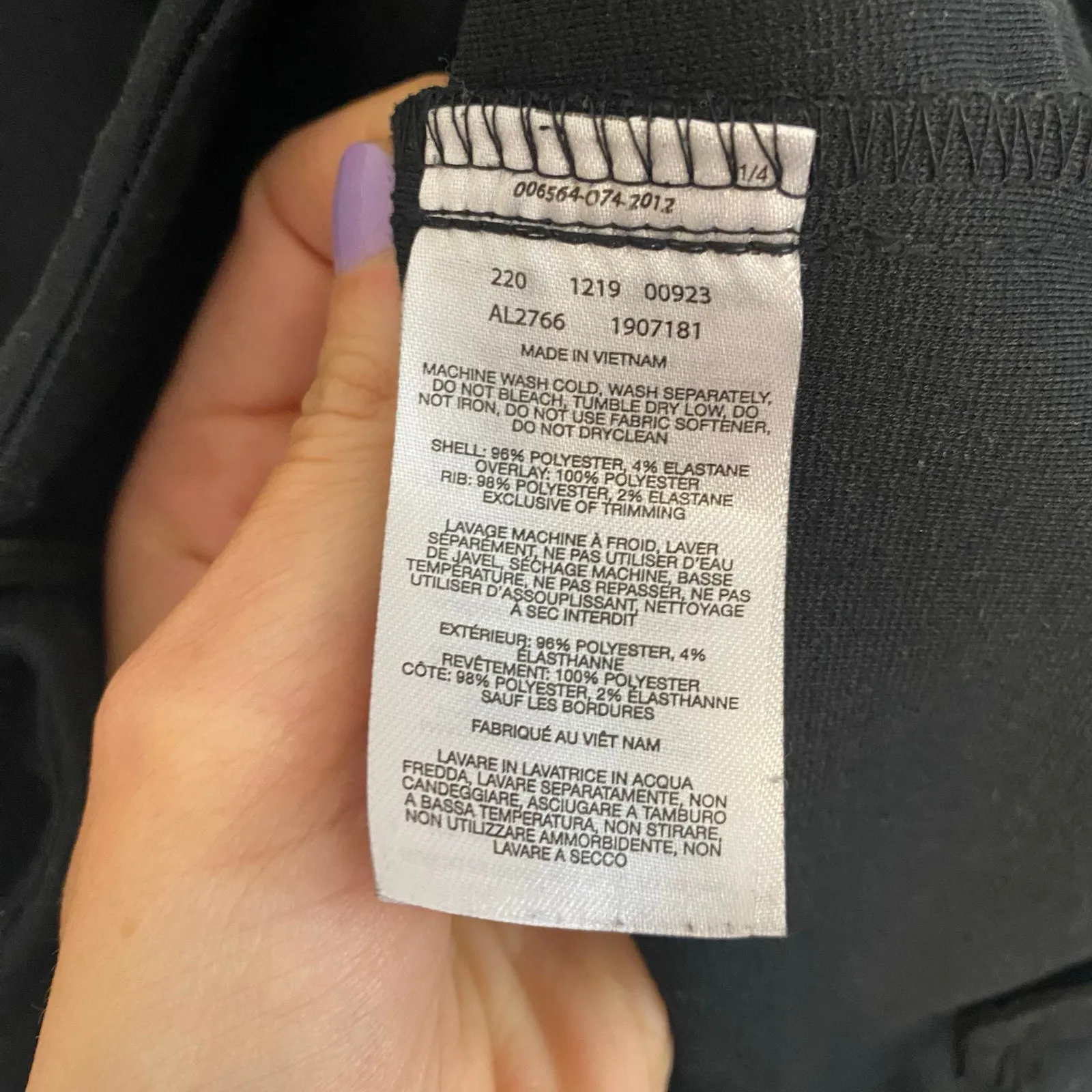 Columbia Moto Style Jacket Womens Size Large Black Sherpa - Image 4