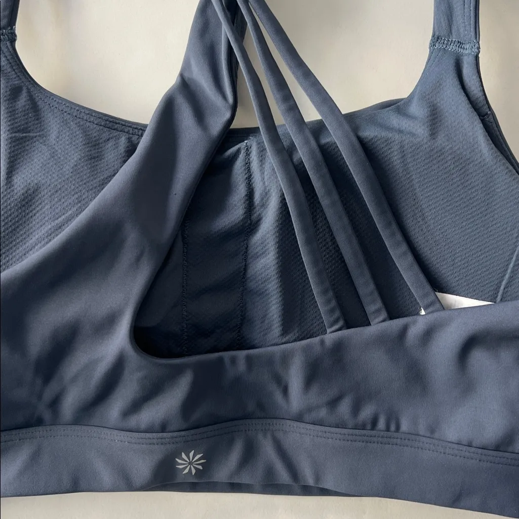 Athleta Train Free Strappy Sports Bra (A-C Cup) in Aspen Slate Blue Large - Image 6