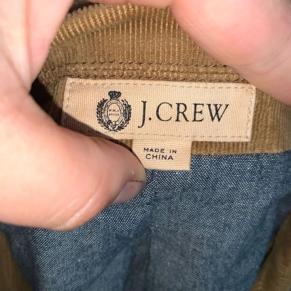 J Crew tan camel M corduroy business casual Ludlow jacket Size M - Image 3