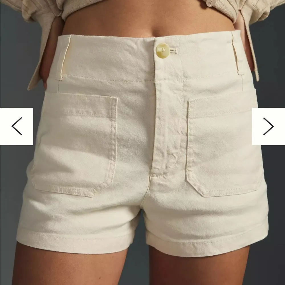 Maeve By Anthropologie The Colette Shorts Linen Edition Size 30 - Image 5