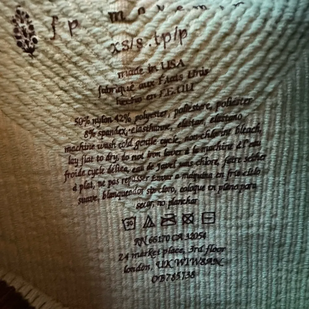 Free People Movement Bike Ribbed Seamless Shorts Green Size XS - Image 5