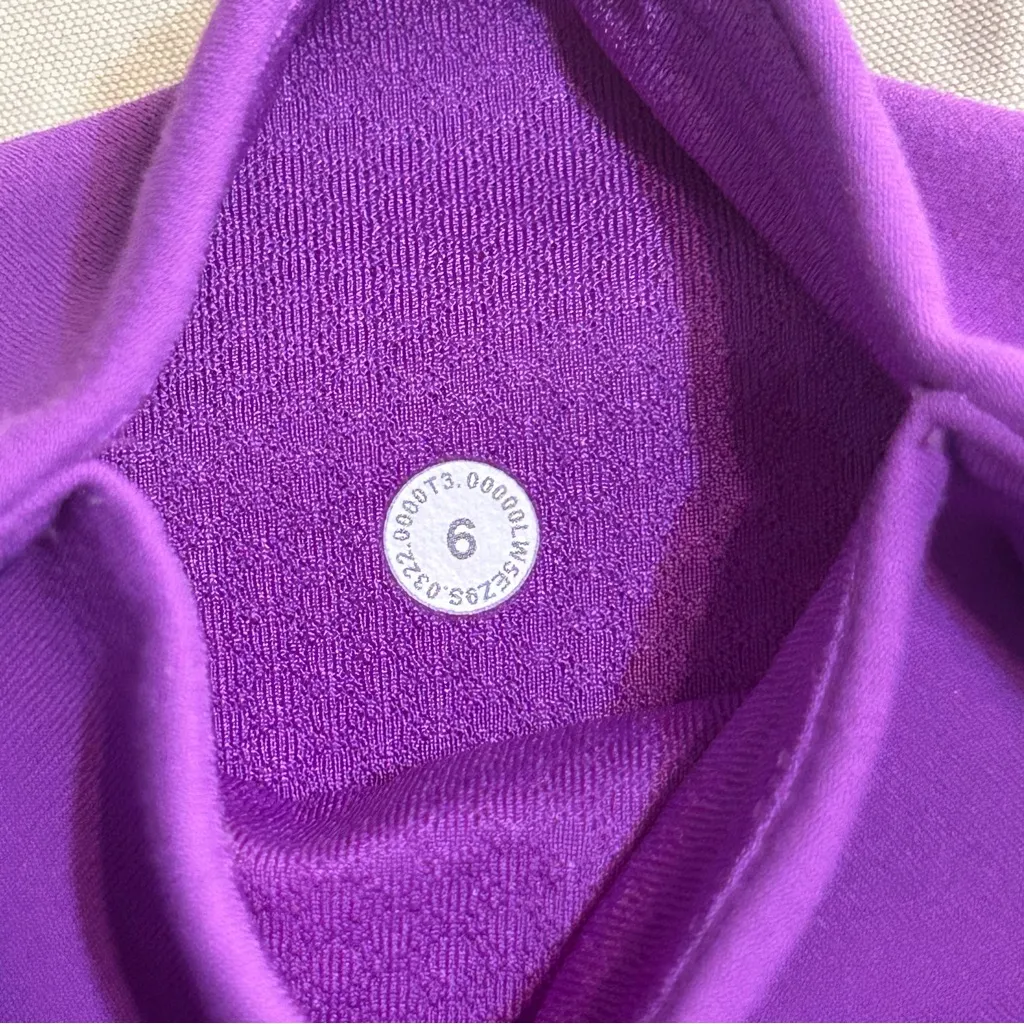 Lululemon Groove Purple Super High Rise Flare Pants Leggings Women’s Size 6 - Image 11