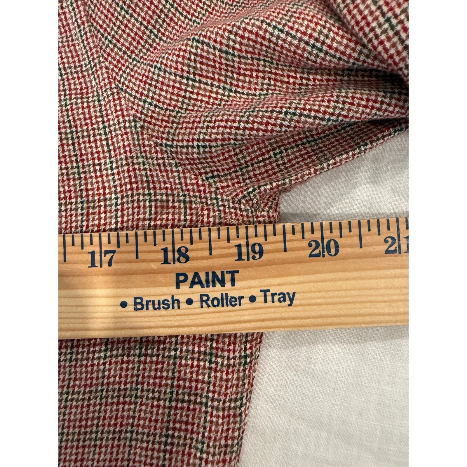 Toad & Co Long Sleeve Houndstooth Tunic Button Shirt Brown Women's Size Medium - Image 11