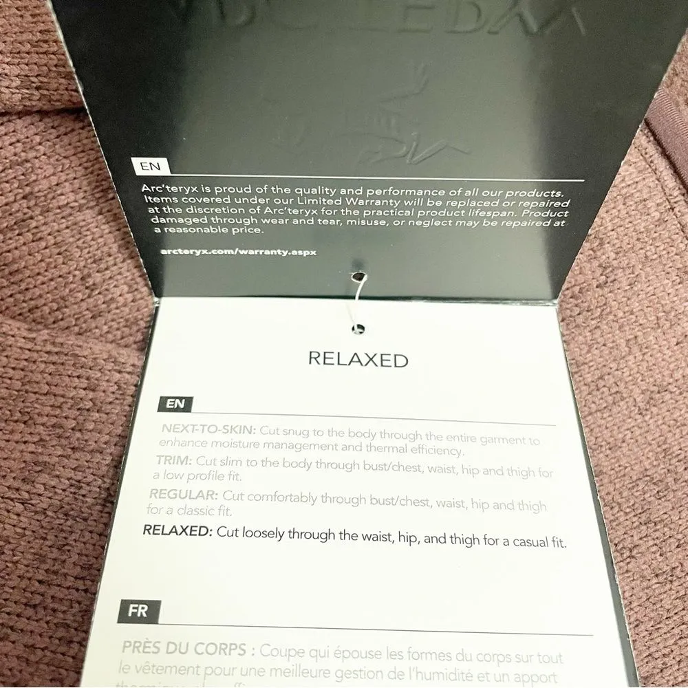 NWT Arc’teryx Covert Sweater Activewear Mauve Inertia Heather Womens Size XL NEW Purple - Image 13