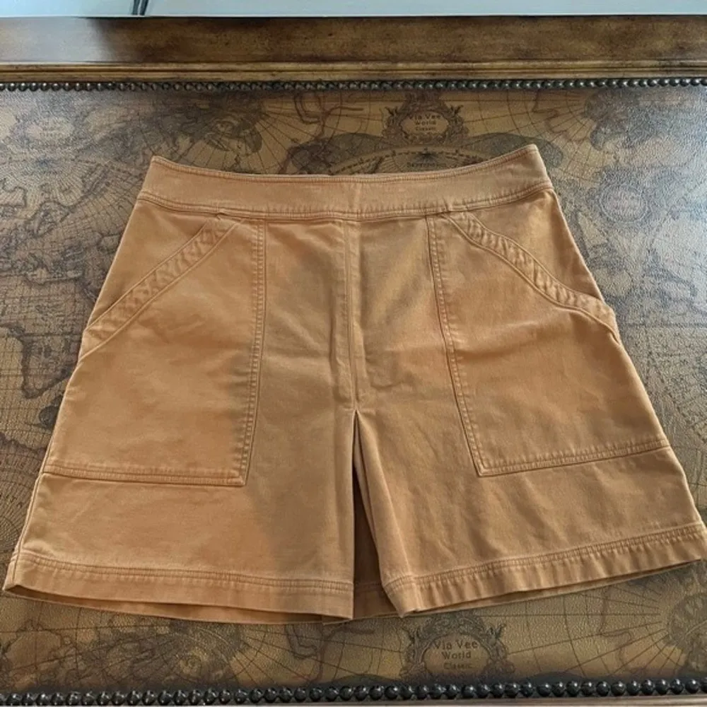 ALC Womens size 8 Brown Mini Dane A Line Skirt Back Zip Oversized Pockets Cotton - Image 38