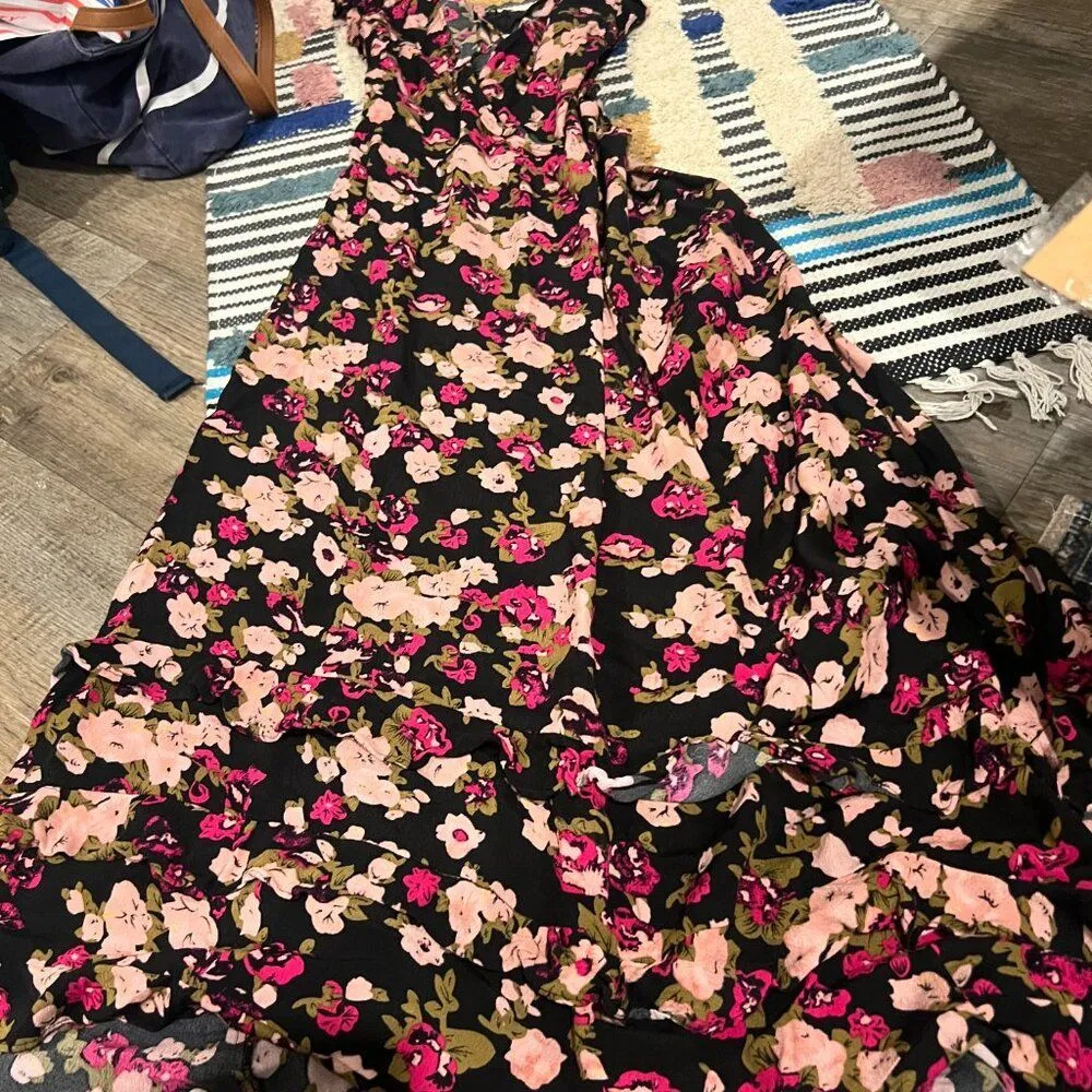 Plenty by Tracy Reese xs floral maxi dress Pink - Image 5