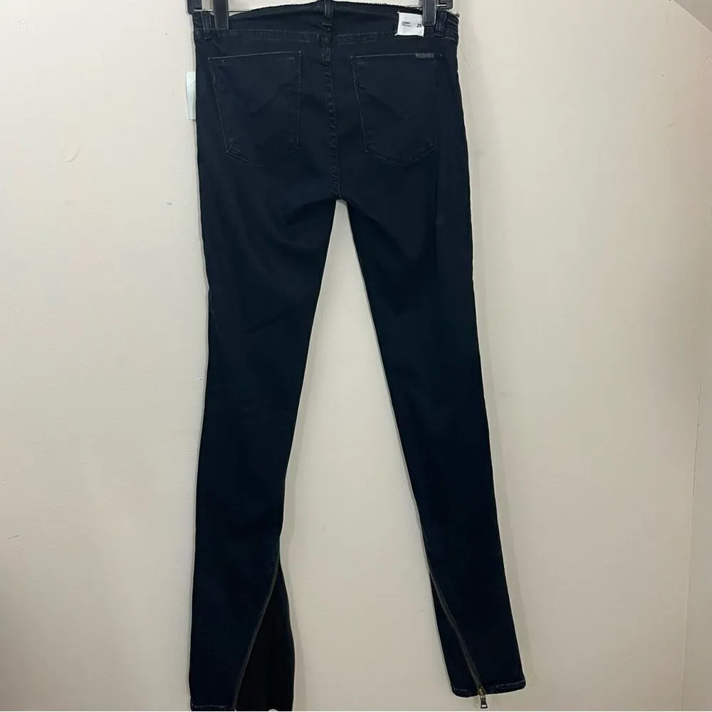 Hudson Lenny Zipper Skinny to Flare Edgy Jeans 25 NEW - Image 4
