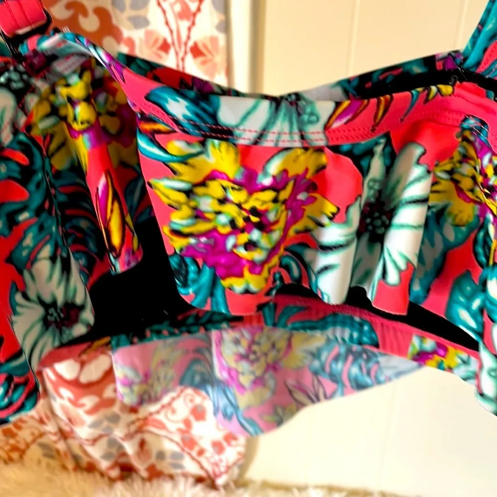 Costa Sol Two piece Swimsuit Highwaist Black Size 1X - Image 4