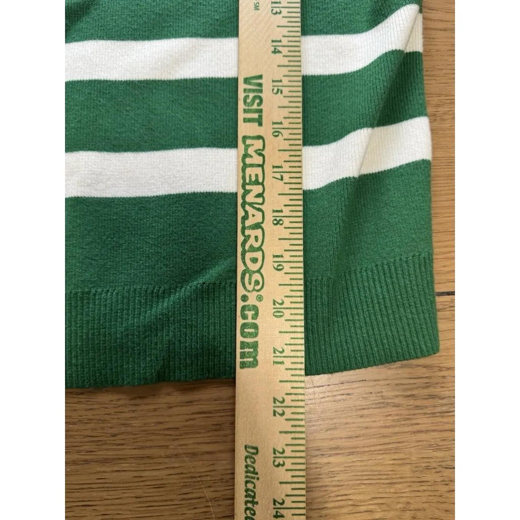 Maeve Anthropologie Sweater‎ Vest Women Size XX Small Striped Cap Boxy Collared - Image 4