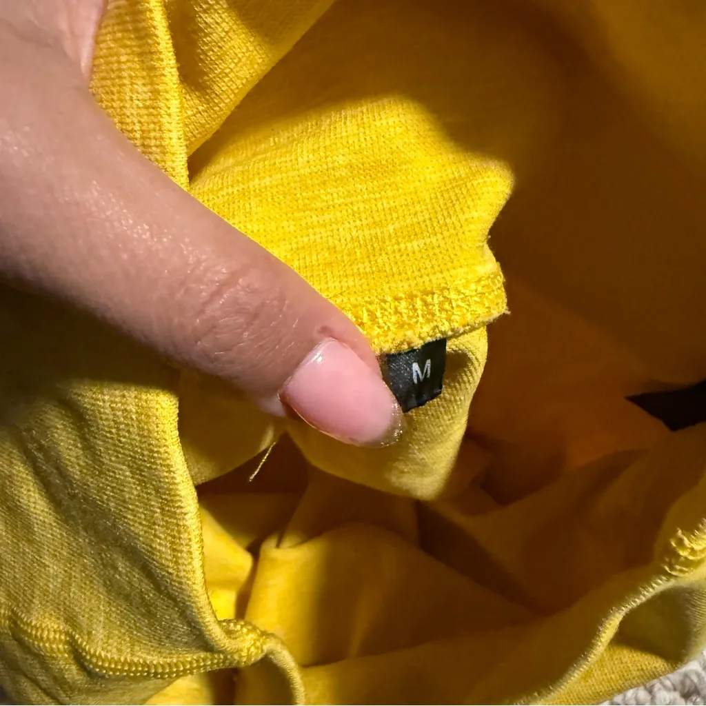 Alphalete Revival R6 Yellow High-Waisted‎ Legging- Size Medium - Image 8