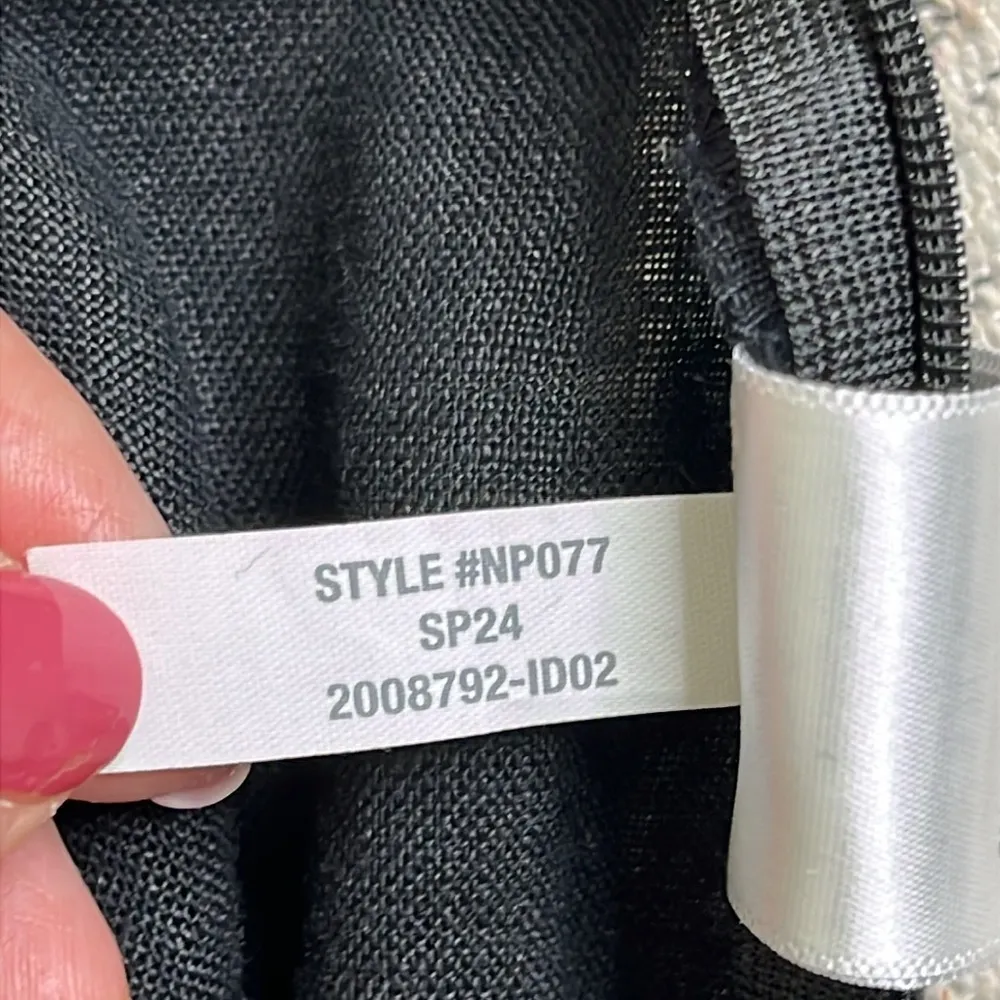 Madewell Black Sleeveless Wide-Leg Jumpsuit in 100% Linen, size 12 - Image 14