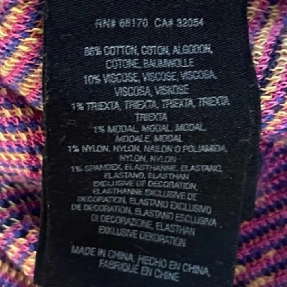 ANTHRO MONOGRAM HWR FAIR ISLE INTARSIA BALLET NECK BLUE CROP KNIT SWEATER - Image 8