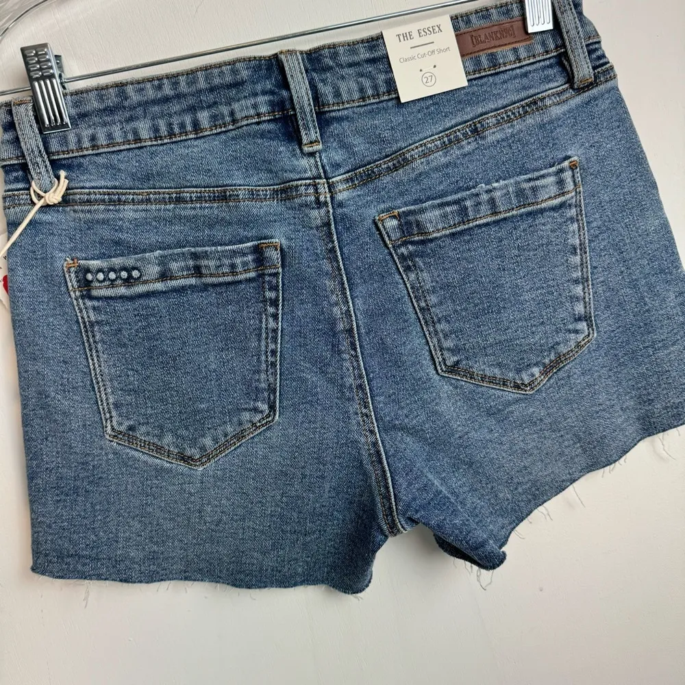 NWT Blank NYC The Essex Classic Cut Off Shorts Sz 27 Raw Hem - Image 13