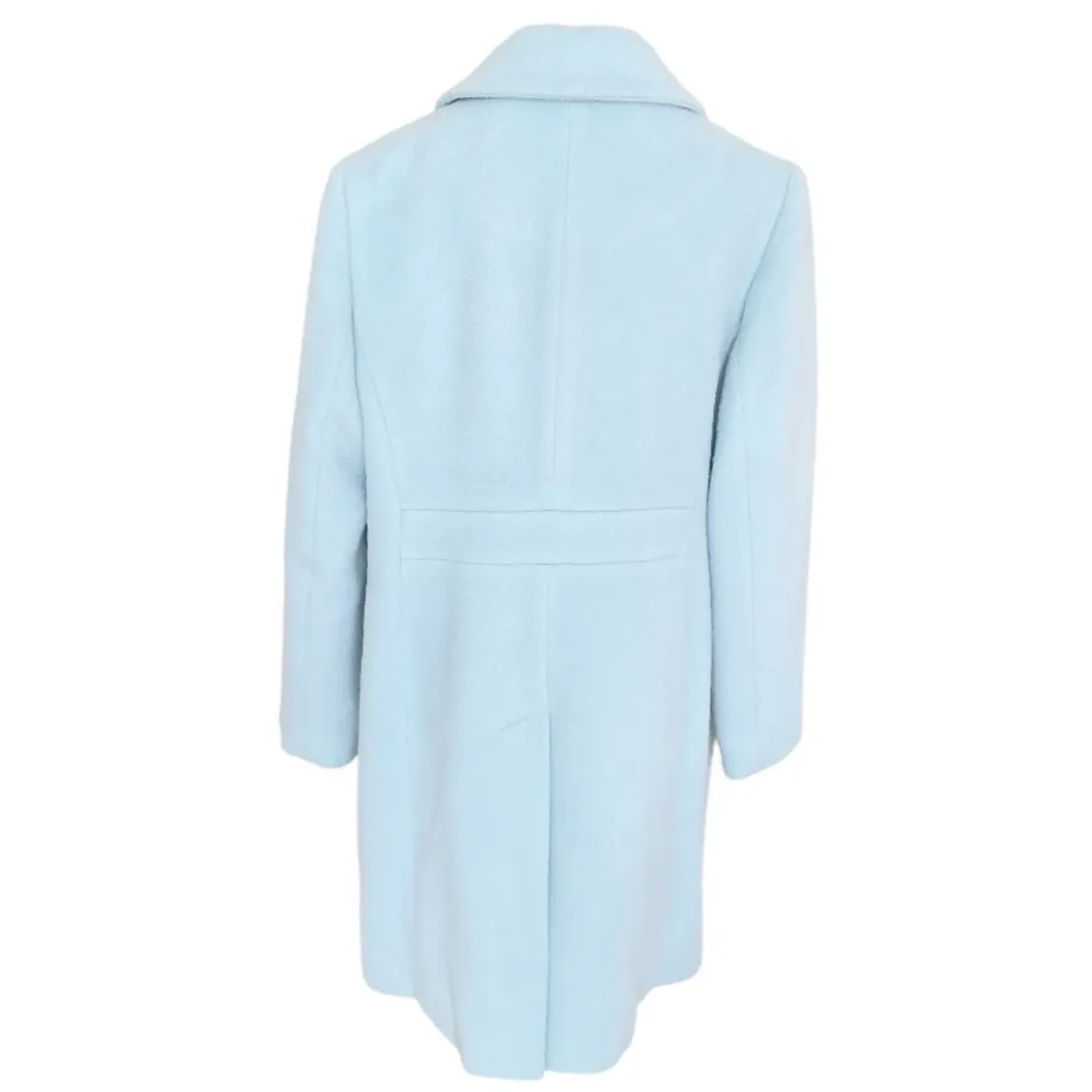 Talbots Women's Collared Long Sleeve Single-Breasted Overcoat Jacket Size 14P - Image 5