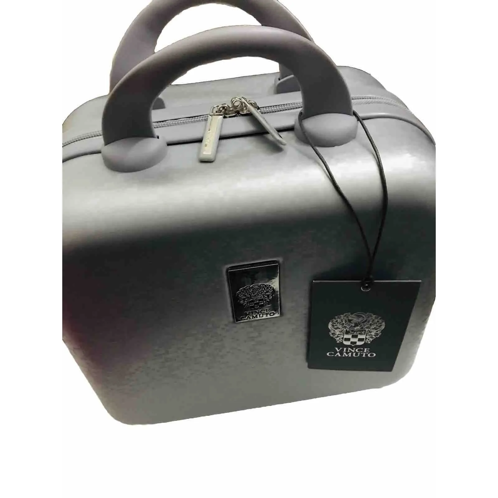 Vince Camuto Hard Shell Train Case Travel Bag/Luggage Gray - Image 13