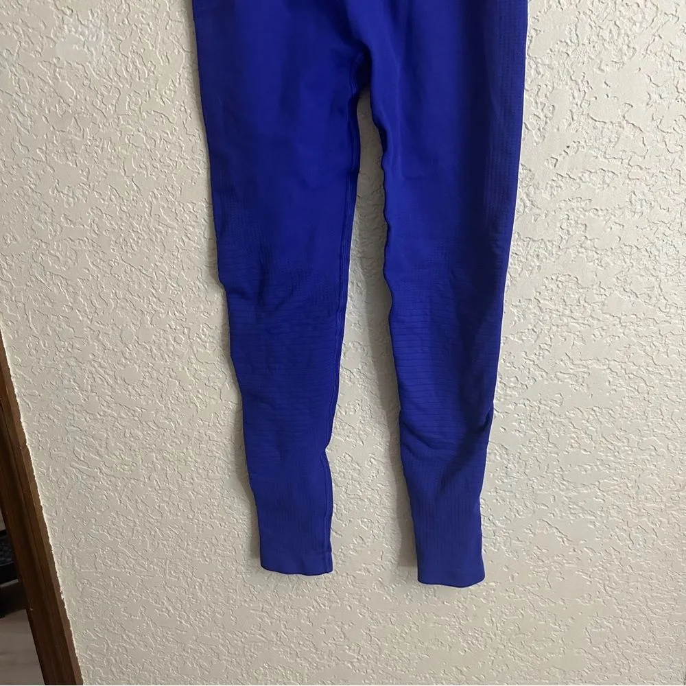 Women's Best Blue‎ Power Seamless Leggings Size Medium Work Out Blue - Image 5