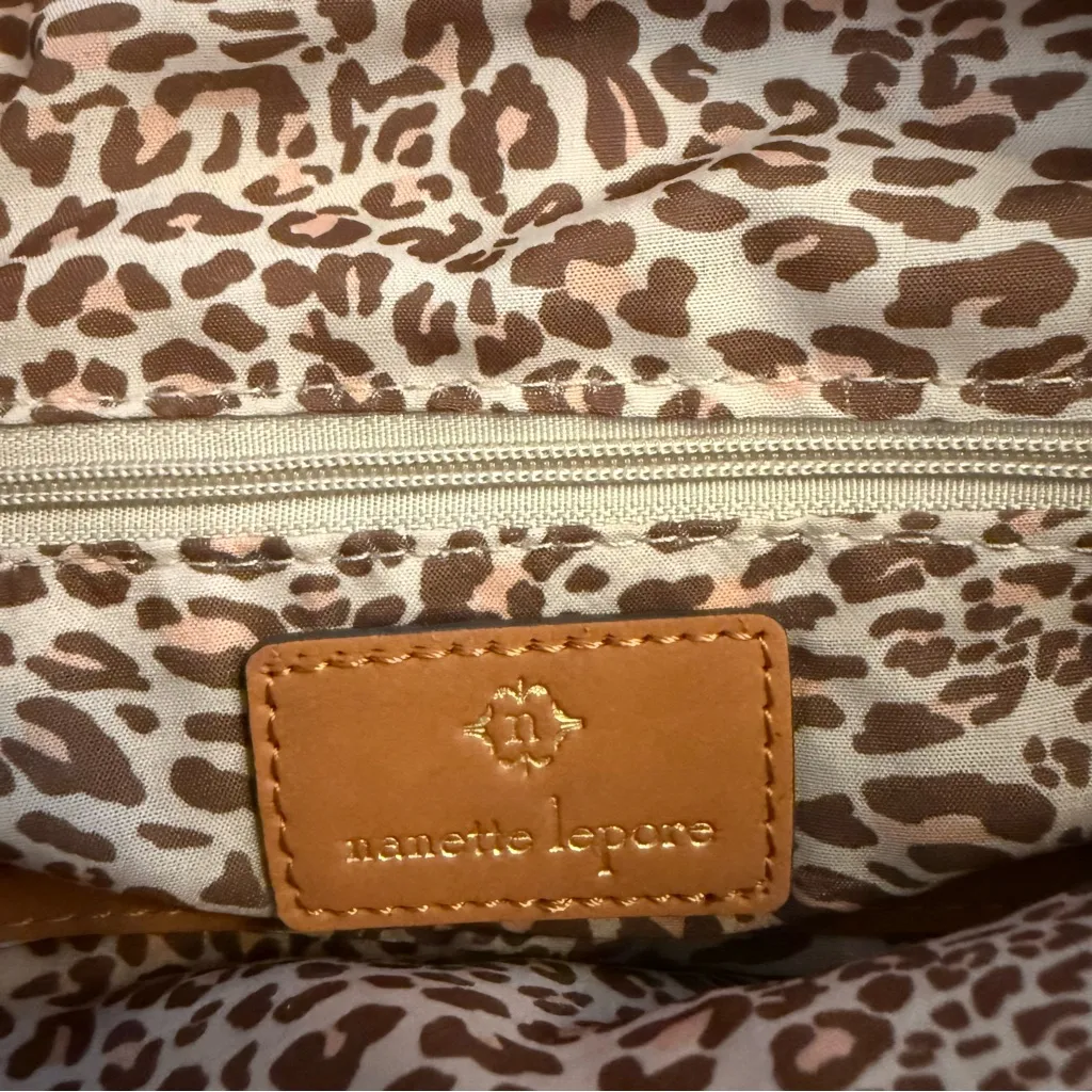 NWOT Nanette Lepore Clarisse Nubuck Satchel with Knot - Image 6